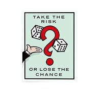 ABCWARRT Dessin Animé Classique Graffiti Toile ALEC Monopoly Time is Money Poster Home Living Office Fresco Decoration sans Cadre (40 * 60cm sans Cadre,16)