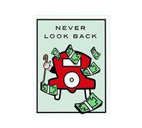 ABCWARRT Dessin Animé Classique Graffiti Toile ALEC Monopoly Time is Money Poster Home Living Office Fresco Decoration sans Cadre (50 * 70cm sans Cadre,3)