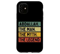 Abdallah The Man The Myth The Legend Funny Personnalisé Coque pour iPhone 11