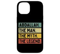 Abdallah The Man The Myth The Legend Funny Personnalisé Coque pour iPhone 14