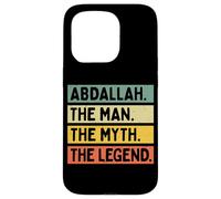Abdallah The Man The Myth The Legend Funny Personnalisé Coque pour iPhone 15 Pro