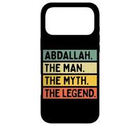 Abdallah The Man The Myth The Legend Funny Personnalisé Coque pour iPhone 17 Pro Max