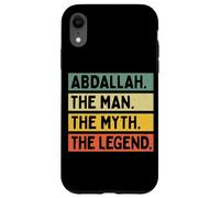 Abdallah The Man The Myth The Legend Funny Personnalisé Coque pour iPhone XR