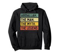 Abdallah The Man The Myth The Legend Funny Personnalisé Sweat à Capuche