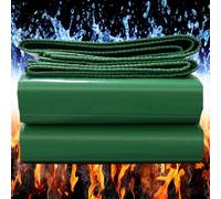 Abdeckplane Gewebeplane PVC 520g/m² 1x41m Wasserdicht Campingzelt-Bodenplane Schutzplane - LKW-Plane mit Ösen reißfest UV-beständig - für Gartenmöbel Boot Auto Holz Garten Vert