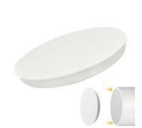 Abdeckung Lüftungsrohr 150-160 mm - PVC Muffenstopfen/Endkappe für Abluftrohr - Rohrstopfen Ø150 mm (Innen) / Ø160 mm (Außen) - Staubschutz & Dichtung