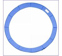 Abdeckung pour trampoline rond HOMCOM - Ø366 cm (12ft), protection anti-chocs - Bleu