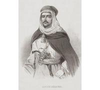 Abdelkader ibn Muhieddine 1808 - 1883. Également connu sous le nom d'émir Abdelkader Abdelkader El Djezairi et Abd al-Qadir. Leader algérien qui a mené la lutte contre l'invasion coloniale française