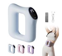 Abdominal Massager, 2025 Electric Abdominal Fascia Massage Tool, Used to Relax the Waist Muscles,3 Modes/5 Levels of Massage Intensity (Blue)