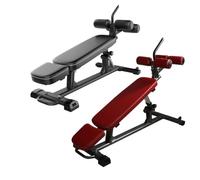 Abdominal Muscle Board Sit-up Fitness Equipment Multifunctional Sit-up aid Home Fitness Men's and Women's Supine Board(Red)