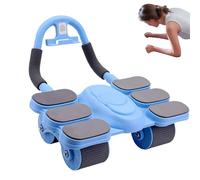 Abdominal Roller, Rollers Wheel Workout Machine, Home Gym Abs Exerciser, Handles Smooth Rolling Design for Belly, Back, Buttocks, Arms, Legs, Core Training, Floor Exercise, Fitness