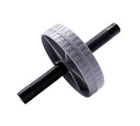 Abdominal Wheel - Gray 23.5x15cm | Portable Abdominal Exercise Roller Wheel with Handles | Training Workout Equipment for Gym Home Office Fitness Body Strength Core Muscle Toning