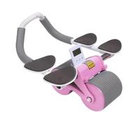 Abdominal Wheel Roller, Intelligent Automatic Rebound Trainer, Core Strength Exercise Timer, Portable Home Gym Fitness Equipment for Abs, Arms, Shoulders, Gyms, Workout Room, 32/17/24 Inches