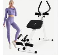 Abdominaux et rameurs - Salle de Sport à Domicile Pliable d'une capacité de 300 LB avec Tracker LCD, réglages à 7 sièges et Protection des Genoux pour l'entraînement du Tronc/du Corps Entier