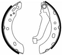 ABE C01043ABE Jeu de mâchoires de frein pour NISSAN