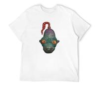 Abe from Oddworld Sculpture T-Shirt White Mens Tee Unisex Shirt XXL