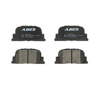 ABE Plaquettes de freins Arrière non préparé pour l'indicateur d'usure Épaisseur 15mm C22022ABE Compatible avec TOYOTA COROLLA ZZE12, NDE12, ZDE12 PRIUS 3/5 portes NHW20 Camry Berline V2