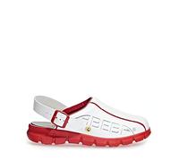 Abeba 37313-42 Dynamic Chaussures sabot ESD Taille 42 Blanc/Rouge