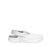 Abeba 711030 Clog X-Light Sabots en cuir lisse Blanc Taille 37