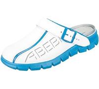 Abeba 7312-45 Dynamic Chaussures sabot Taille 45 Blanc/Bleu