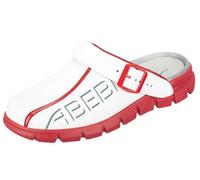 Abeba 7313-43 Dynamic Chaussures sabot Taille 43 Blanc/Rouge