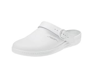 ABEBA Abeba Chaussures professionnelles EN 20347:2012 OB Sabot T40 blanc cuir avec bride talon Quantité:1