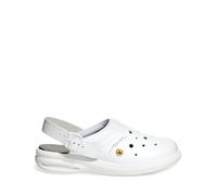 Abeba Chaussures professionnelles Easy Sabot professionnel, cuir lisse, perforé, Src, Sanitätsclog EUR 45