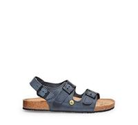 Abeba Chaussures professionnelles Nature Sandale - Conforme à la norme Esd, cuir lisse, doublure Silver Point, Src EUR 34