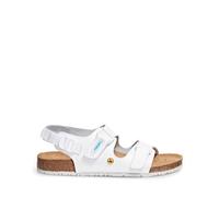 Abeba Chaussures professionnelles Nature Sandale - Conforme à la norme Esd, cuir lisse, doublure Silver Point, Src EUR 46