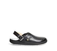 Abeba Chaussures professionnelles Sabot de travail - cuir, Esd, semelle en caoutchouc, Src antidérapant EUR 44