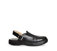 Abeba Clog 711042 - X-Light - Cuir Lisse - Noir - Certifié