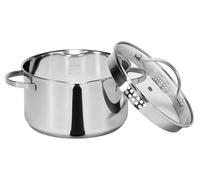 Abeba Krüger 101020 A Cocotte avec Bec Acier Inoxydable Argent 20 cm