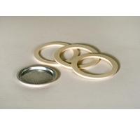 Abeba Krüger 319163000 Herbstlaub Casserole avec Bord de Chromé Émail Multicolore 14 cm