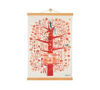 Abécédaire - affiche tissée Forest - Lilliputiens