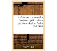 Abécédaire Contenant Les Devoirs Des Petits Enfants Qui Fréquentent Les Écoles