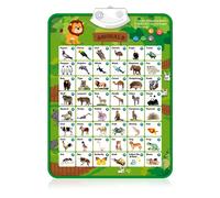 Abécédaire électronique interactif avec des animaux pour apprendre l'anglais.