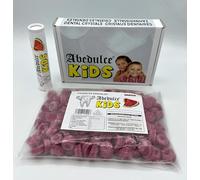 Abedulce Cristaux dentaires - Xylitol - Symbiose dentaire 50/100 jours - Pastèque et menthe poivrée - Pour les soins dentaires des enfants - Avant le repos au lit - Laisser fondre lentement dans la