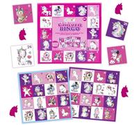 abeec Licorne Bingo - Jeu de Bingo pour Enfants et Adultes Comprend des Marqueurs, Cartes de Bingo - Ensemble De Bingo pour Enfants 5+