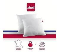 Abeil Oreillers Lot de 2 Double Confort 100% coton 60 x 60 cm Multicolore