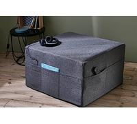 Abeil Chauffeuse/matelas d’appoint de Luxe gris avec housse / 2 personnes