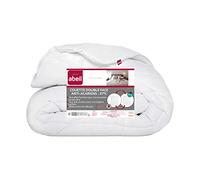 Abeil - Couette Tempérée Double Face - Anti-Acariens & Effet Fraîcheur - Idéale en Été - Enveloppe Microfibre Douce - Garnissage Polyester 300g/m² - Lavable en Machine - Certifiée Oeko-Tex - 240x260cm