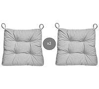 Abeil - Coussins / Assises de chaise Gris - en lot de 2