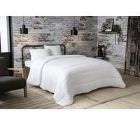 Abeil Lot Couette tempérée 220 x 240cm et 2 oreillers 60 x 60 cm, Blanc