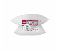Lot de 2 Oreillers Aerelle Cool Night - 60 x 60 cm - Blanc