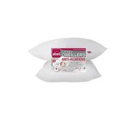 Abeil Lot De 2 Oreillers Anti-Acarien - 60 X 60 Cm - Blanc