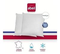 ABEIL Lot de 2 Oreillers moelleux ICEBERG 60x60cm blanc G