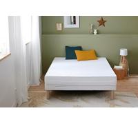 Abeil - Matelas en Mousse AB100 - Dureté Ferme H3 - Housse Microfibre Ultra Douce, Amovible & Lavable en Machine - Certifié Oeko-Tex - Blanc, 140 x 200 cm