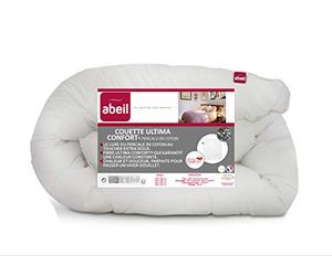 Abeil Premium - Couette Ultima Confort Percale de Coton 240 x 260 cm, fabriquée en France