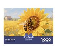Abeille 1000 Pieces Faune Sauvage Puzzle en Papier Jeu D'Intelligence De l'art De La DécoRation Moderne Adultes Et Enfants Dès 14 Ans 70x50cm/1000pcs