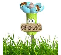 Abeille de jardin - Bol papillon coloré en forme de fleur en résine | Station d'eau d'extérieur pour | Cours parfaites, terrasses, cours, patios, pelouses et